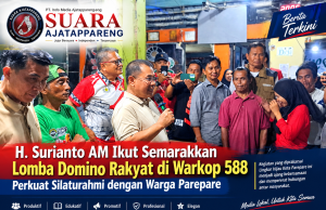 H. Surianto AM Ikut Semarakkan Lomba Domino Rakyat di Warkop 588, Perkuat Silaturahmi dengan Warga Parepare