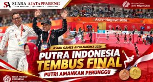 H. SURIANTO DAN WAMEN INVESTASI TODOTUA SAKSIKAN LANGSUNG! SEPAK TAKRAW PUTRA INDONESIA TEMBUS FINAL, PUTRI RAIH PERUNGGU